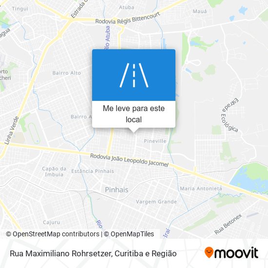 Rua Maximiliano Rohrsetzer mapa