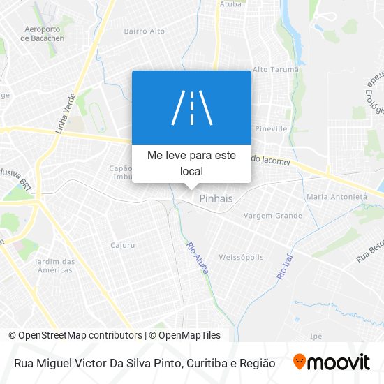 Rua Miguel Victor Da Silva Pinto mapa