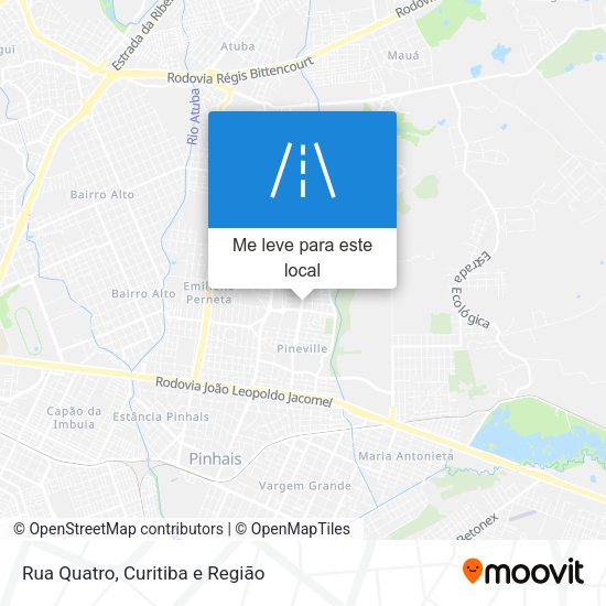 Rua Quatro mapa