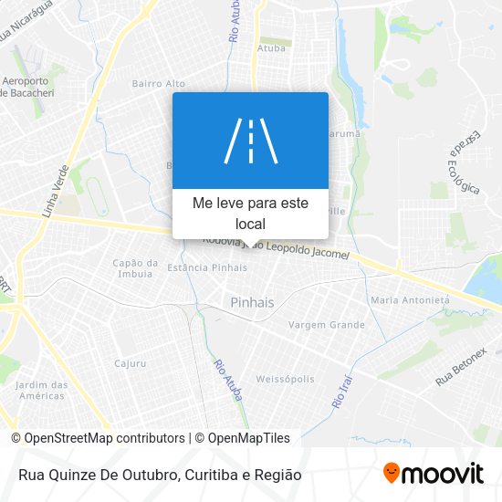 Rua Quinze De Outubro mapa