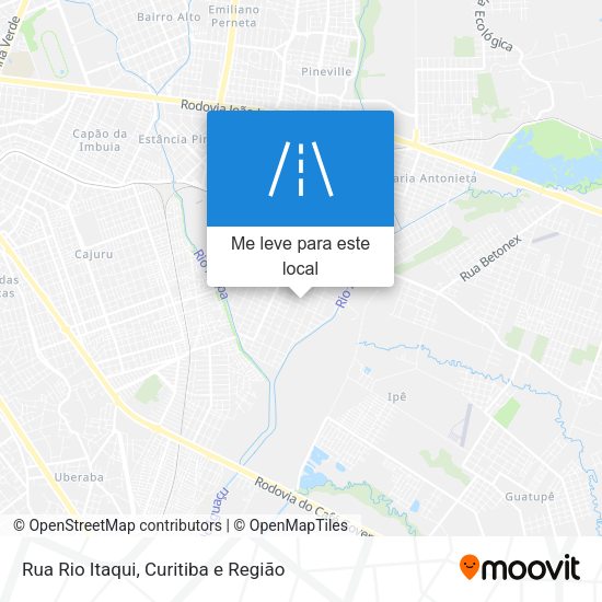 Rua Rio Itaqui mapa