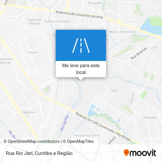 Rua Rio Jarí mapa