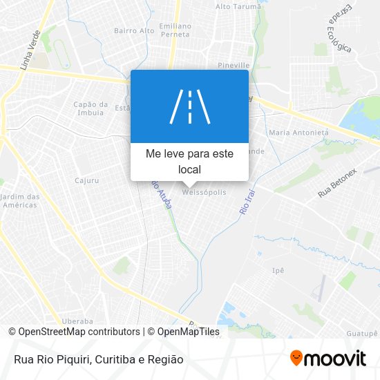 Rua Rio Piquiri mapa