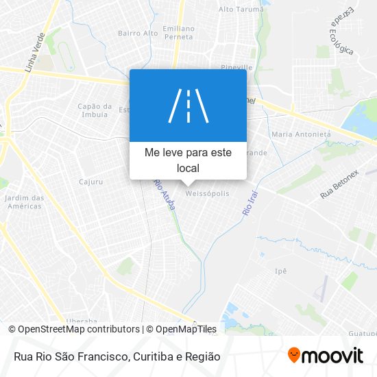 Rua Rio São Francisco mapa