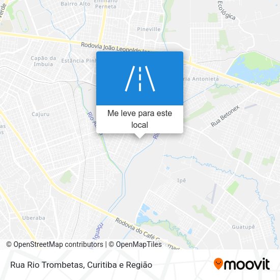 Rua Rio Trombetas mapa