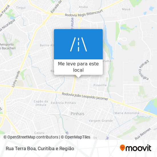 Rua Terra Boa mapa