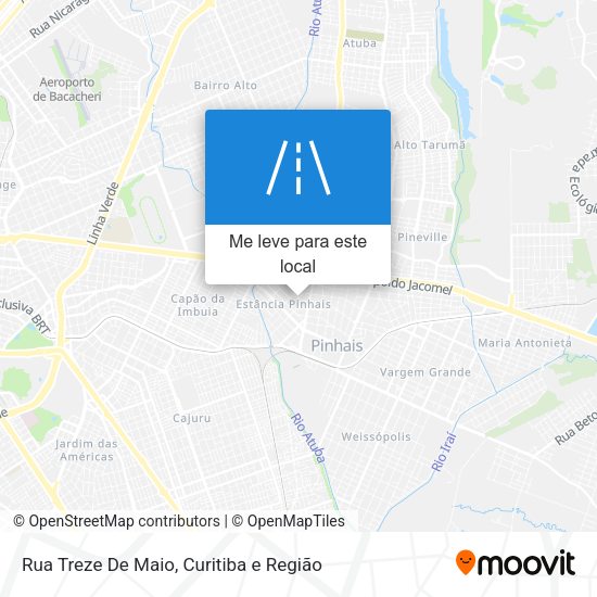 Rua Treze De Maio mapa