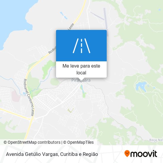 Avenida Getúlio Vargas mapa