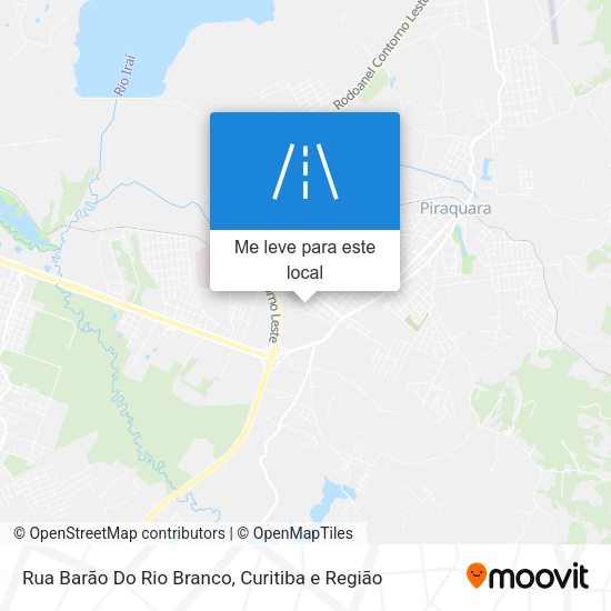 Rua Barão Do Rio Branco mapa