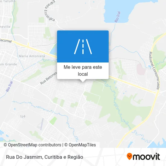 Rua Do Jasmim mapa