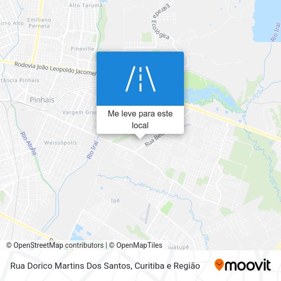 Rua Dorico Martins Dos Santos mapa
