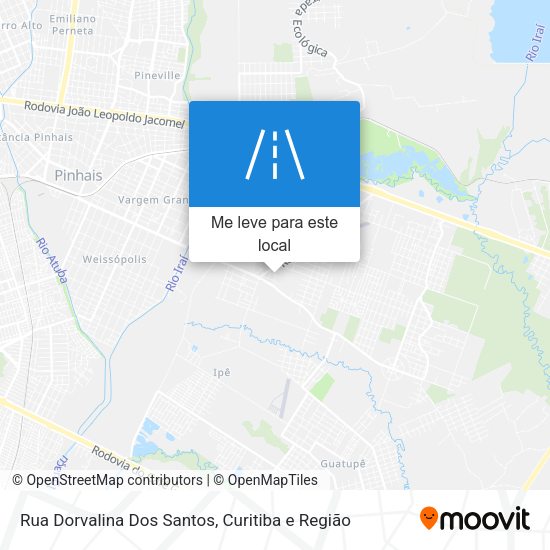 Rua Dorvalina Dos Santos mapa
