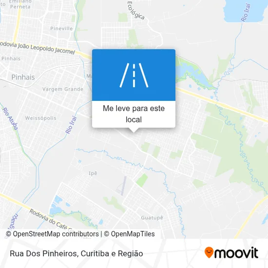 Rua Dos Pinheiros mapa