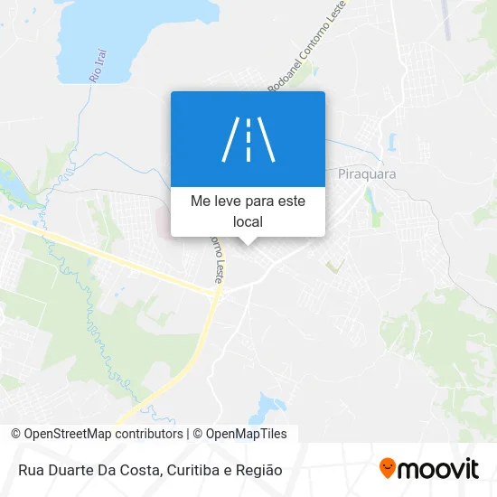 Rua Duarte Da Costa mapa