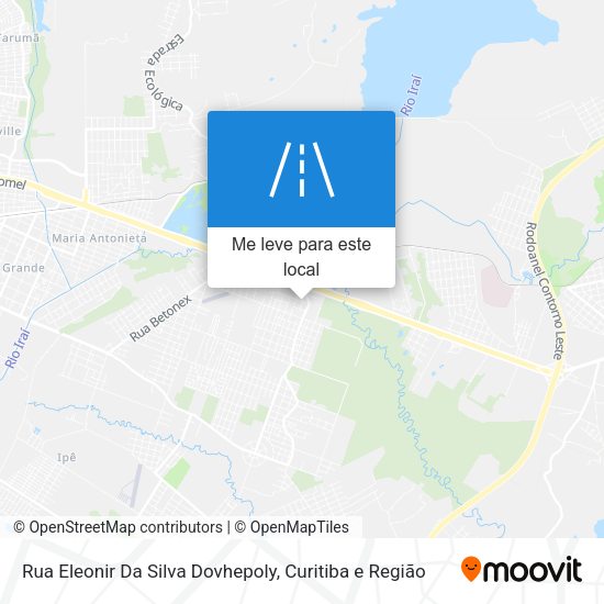 Rua Eleonir Da Silva Dovhepoly mapa