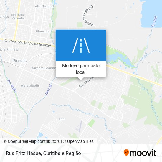 Rua Fritz Haase mapa