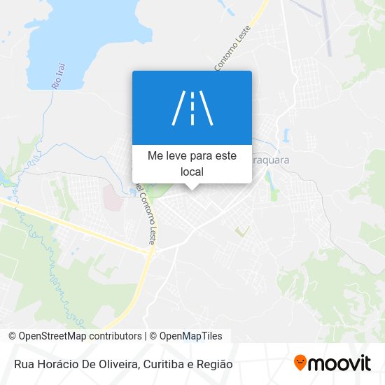 Rua Horácio De Oliveira mapa