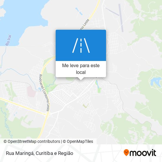 Rua Maringá mapa