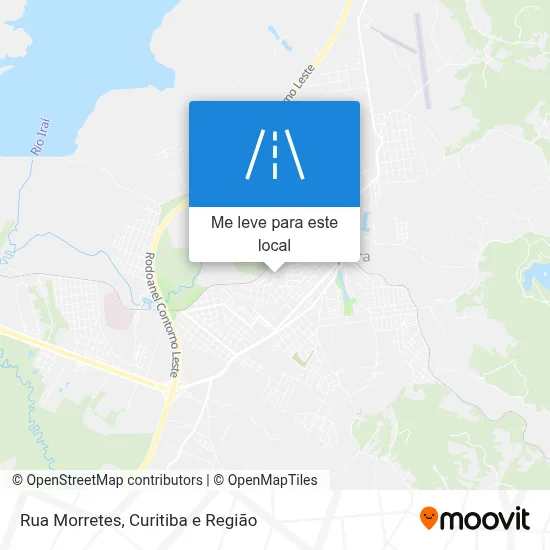 Rua Morretes mapa