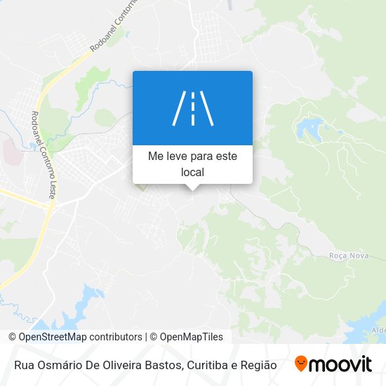 Rua Osmário De Oliveira Bastos mapa