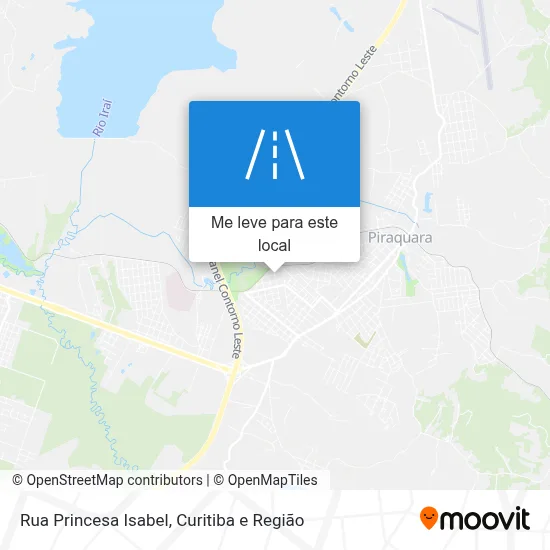 Rua Princesa Isabel mapa
