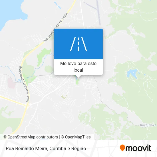 Rua Reinaldo Meira mapa