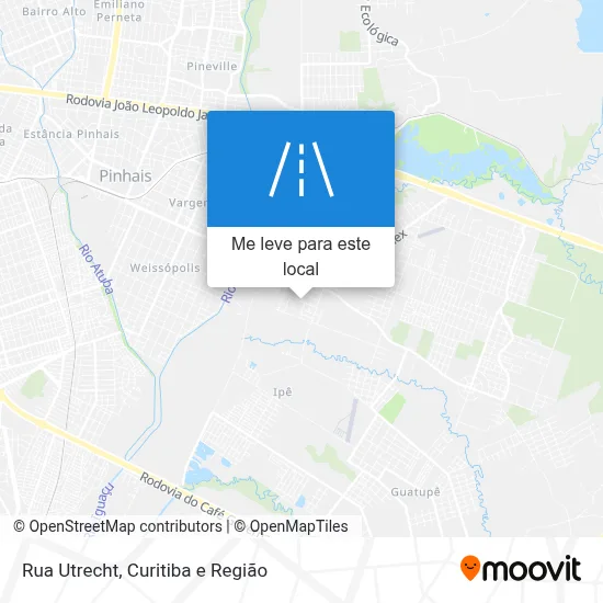 Rua Utrecht mapa
