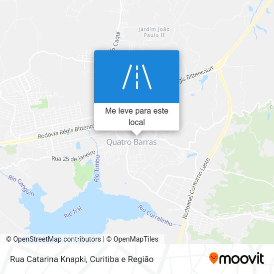Rua Catarina Knapki mapa