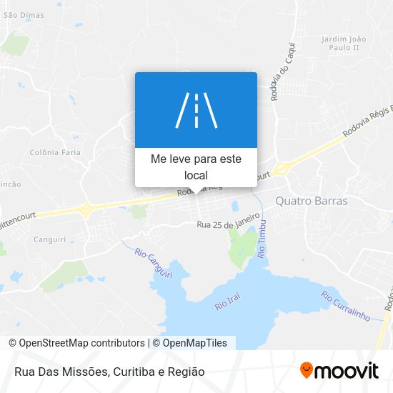 Rua Das Missões mapa