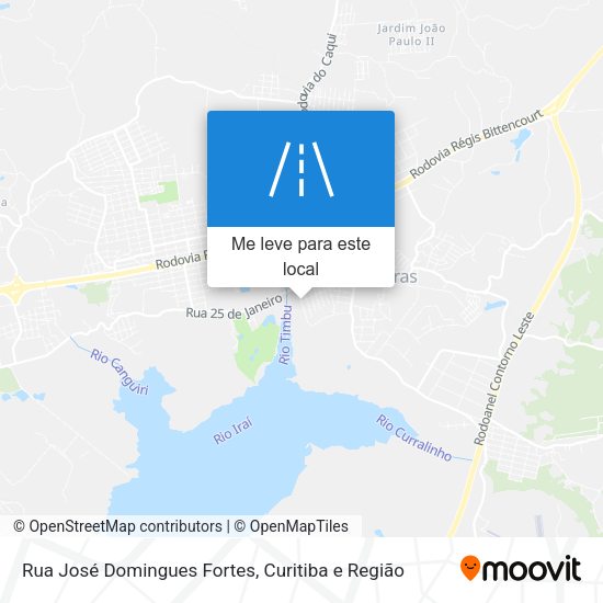 Rua José Domingues Fortes mapa