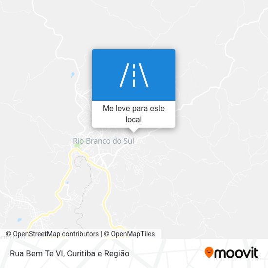 Rua Bem Te VI mapa