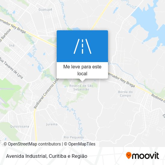 Avenida Industrial mapa