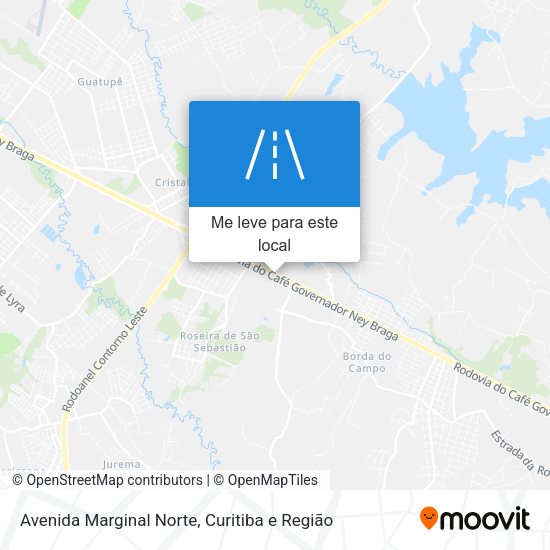 Avenida Marginal Norte mapa