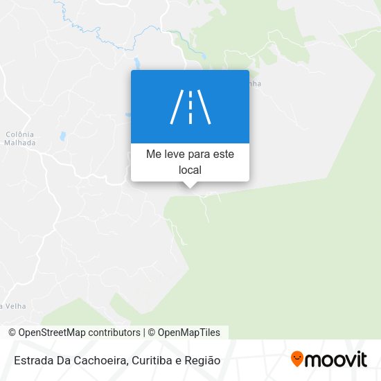 Estrada Da Cachoeira mapa