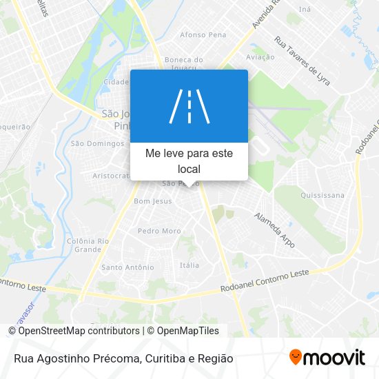 Rua Agostinho Précoma mapa