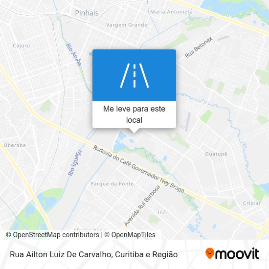 Rua Ailton Luiz De Carvalho mapa