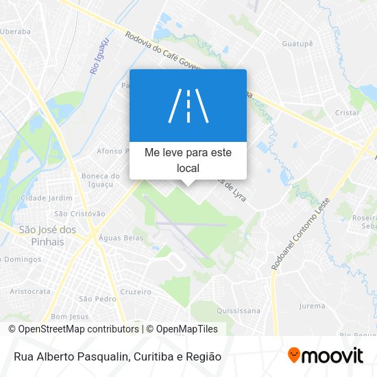 Rua Alberto Pasqualin mapa