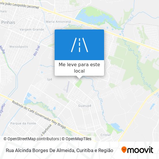 Rua Alcinda Borges De Almeida mapa