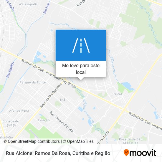 Rua Alcionei Ramos Da Rosa mapa