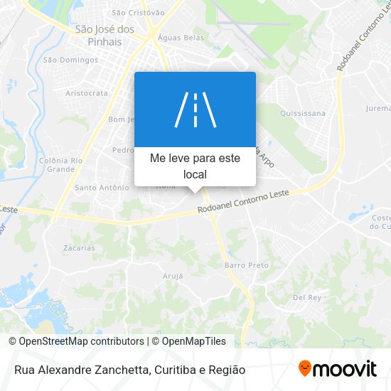 Rua Alexandre Zanchetta mapa