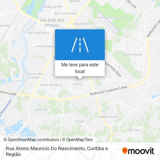 Rua Alvino Maurício Do Nascimento mapa