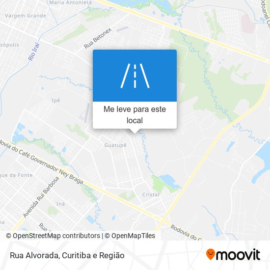 Rua Alvorada mapa