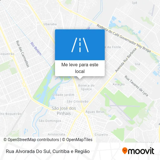 Rua Alvorada Do Sul mapa