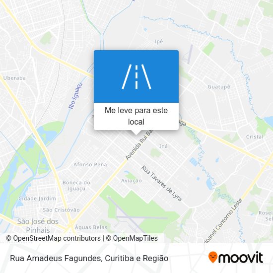 Rua Amadeus Fagundes mapa
