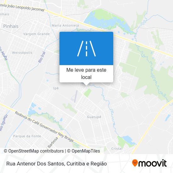 Rua Antenor Dos Santos mapa