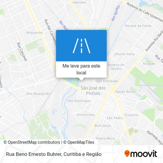 Rua Beno Ernesto Buhrer mapa