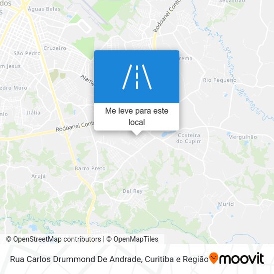 Rua Carlos Drummond De Andrade mapa