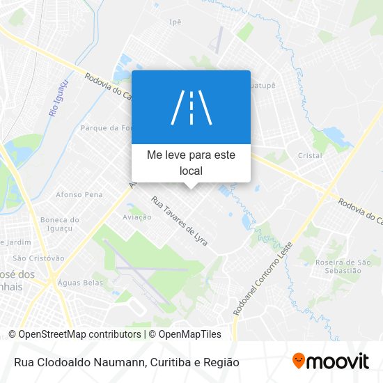 Rua Clodoaldo Naumann mapa