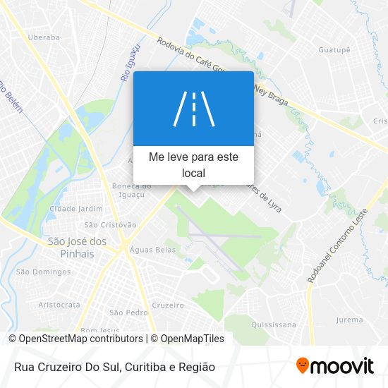 Rua Cruzeiro Do Sul mapa