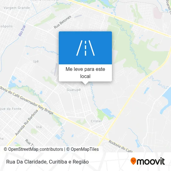Rua Da Claridade mapa